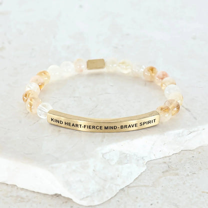KIND HEART - FIERCE MIND - BRAVE SPIRIT  NostalgiaJewels