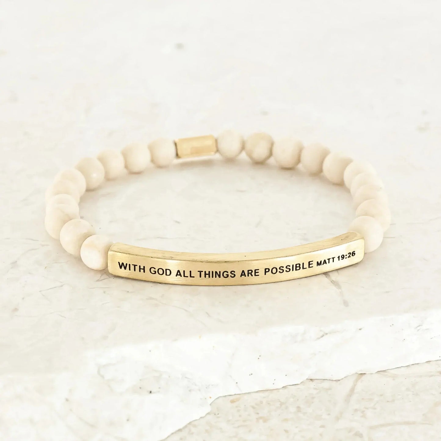 WITH GOD ALL THINGS ARE POSSIBLE - MATT 19:26  NostalgiaJewels