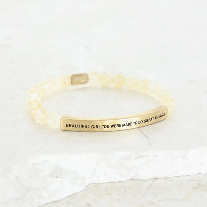 BEAUTIFUL GIRL, YOU WERE MADE TO DO GREAT THINGS  NostalgiaJewels