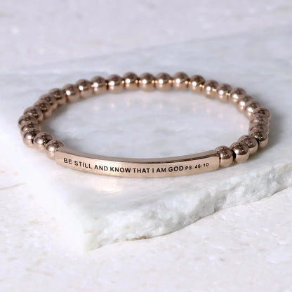 BE STILL AND KNOW THAT I AM GOD - Psalms 46:10  NostalgiaJewels