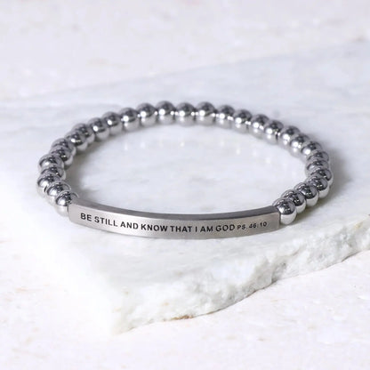 BE STILL AND KNOW THAT I AM GOD - Psalms 46:10  NostalgiaJewels