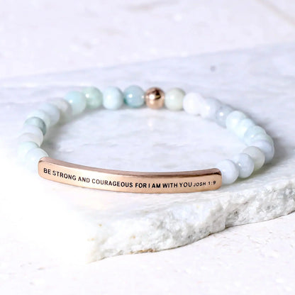 BE STRONG AND COURAGEOUS FOR I AM WITH YOU - JOSHUA 1:9  NostalgiaJewels