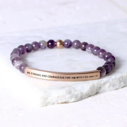 BE STRONG AND COURAGEOUS FOR I AM WITH YOU - JOSHUA 1:9  NostalgiaJewels