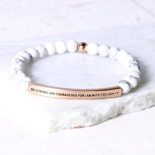 BE STRONG AND COURAGEOUS FOR I AM WITH YOU - JOSHUA 1:9  NostalgiaJewels