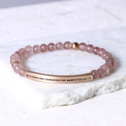 BE STRONG AND COURAGEOUS FOR I AM WITH YOU - JOSHUA 1:9  NostalgiaJewels