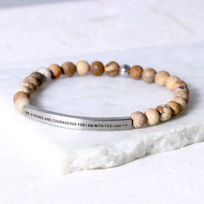 BE STRONG AND COURAGEOUS FOR I AM WITH YOU - JOSHUA 1:9  NostalgiaJewels