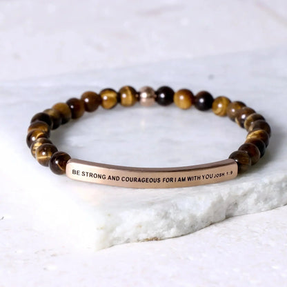 BE STRONG AND COURAGEOUS FOR I AM WITH YOU - JOSHUA 1:9  NostalgiaJewels