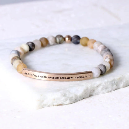 BE STRONG AND COURAGEOUS FOR I AM WITH YOU - JOSHUA 1:9  NostalgiaJewels