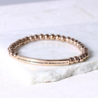 BE STRONG AND COURAGEOUS FOR I AM WITH YOU - JOSHUA 1:9  NostalgiaJewels