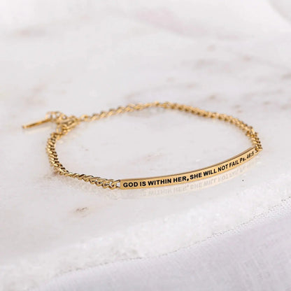 GOD IS WITHIN HER SHE WILL NOT FAIL - Psalms 46:5  NostalgiaJewels