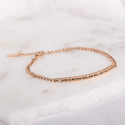 GOD IS WITHIN HER SHE WILL NOT FAIL - Psalms 46:5  NostalgiaJewels