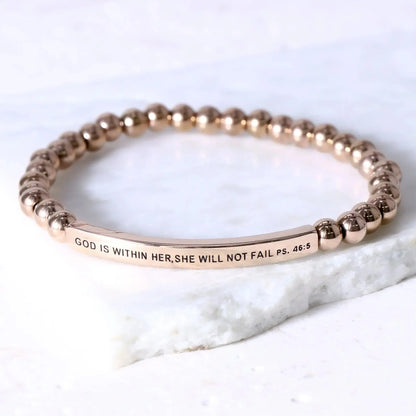 GOD IS WITHIN HER SHE WILL NOT FAIL - Psalms 46:5  NostalgiaJewels