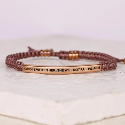 GOD IS WITHIN HER SHE WILL NOT FAIL - Psalms 46:5  NostalgiaJewels