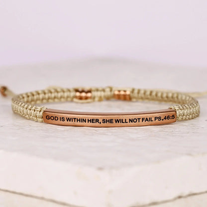 GOD IS WITHIN HER SHE WILL NOT FAIL - Psalms 46:5  NostalgiaJewels