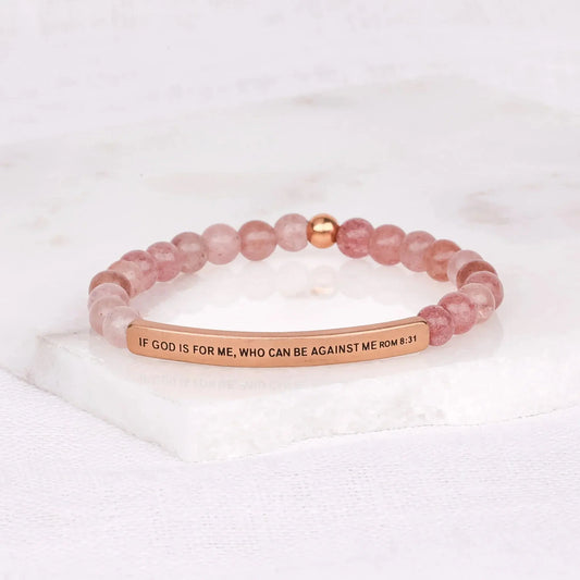 IF GOD IS FOR ME, WHO CAN BE AGAINST ME - ROMANS 8:31  NostalgiaJewels