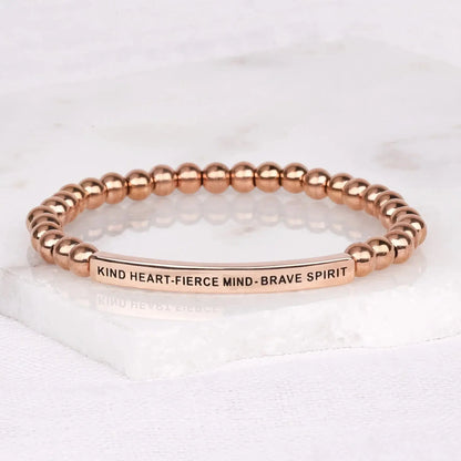 KIND HEART - FIERCE MIND - BRAVE SPIRIT  NostalgiaJewels