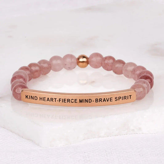 KIND HEART - FIERCE MIND - BRAVE SPIRIT  NostalgiaJewels