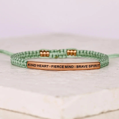 KIND HEART - FIERCE MIND - BRAVE SPIRIT  NostalgiaJewels