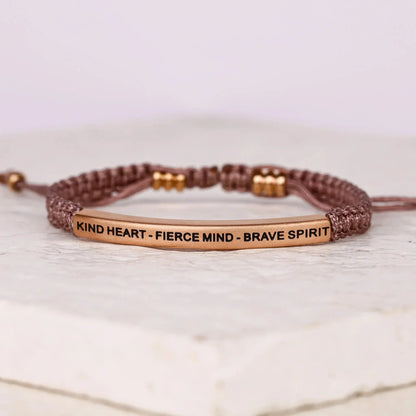 KIND HEART - FIERCE MIND - BRAVE SPIRIT  NostalgiaJewels