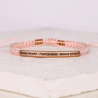 KIND HEART - FIERCE MIND - BRAVE SPIRIT  NostalgiaJewels