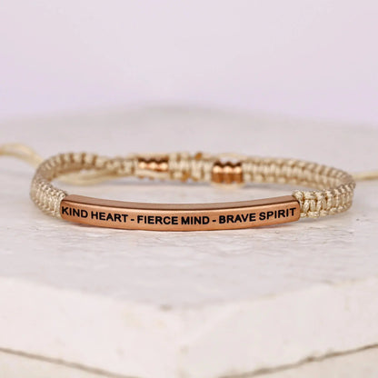 KIND HEART - FIERCE MIND - BRAVE SPIRIT  NostalgiaJewels