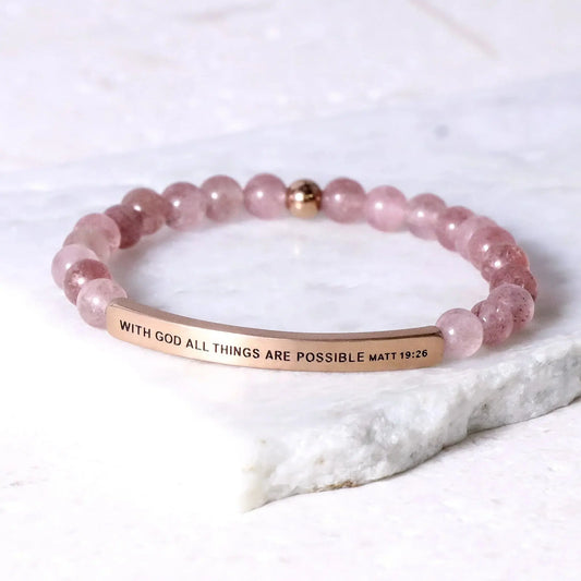 WITH GOD ALL THINGS ARE POSSIBLE - MATT 19:26  NostalgiaJewels