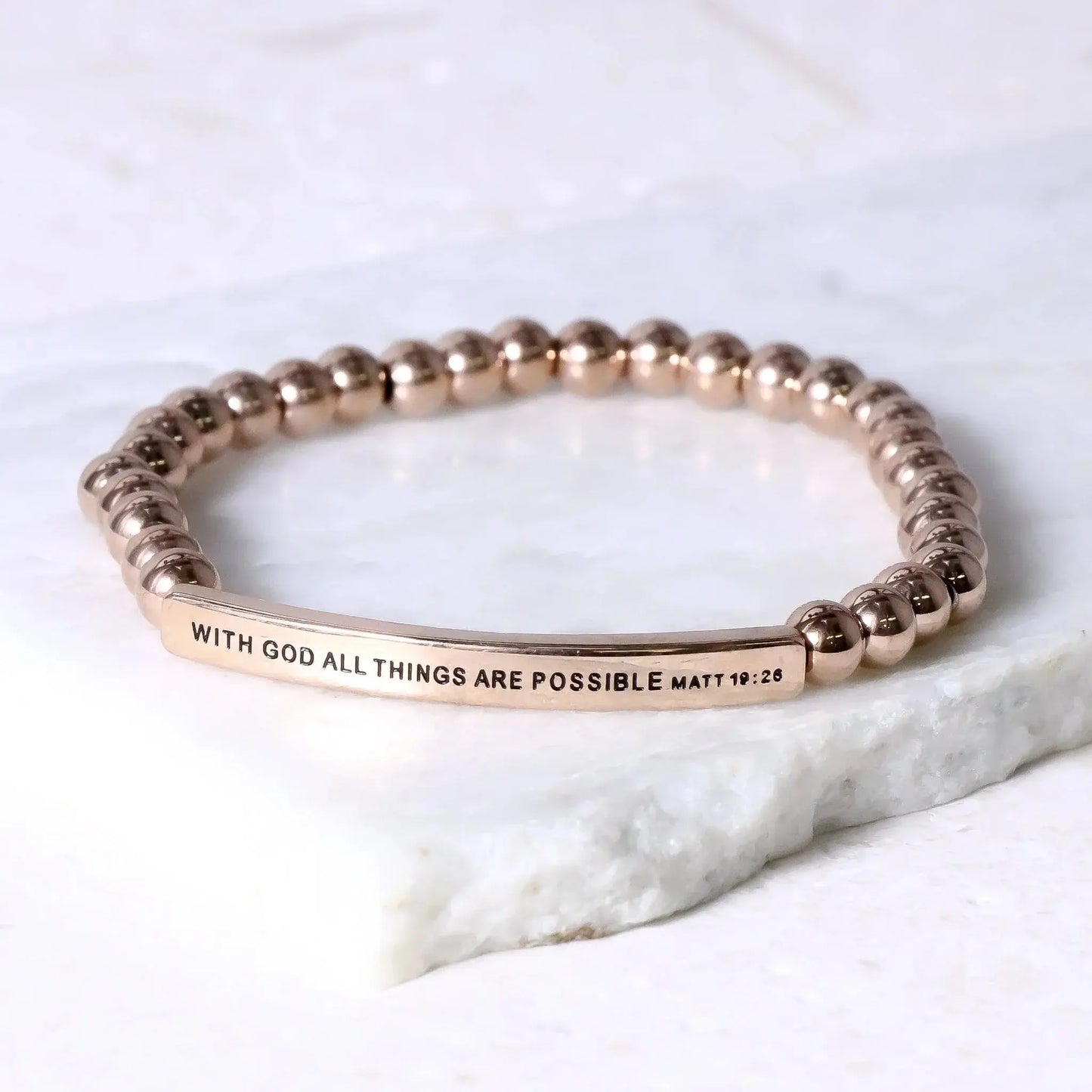 WITH GOD ALL THINGS ARE POSSIBLE - MATT 19:26  NostalgiaJewels