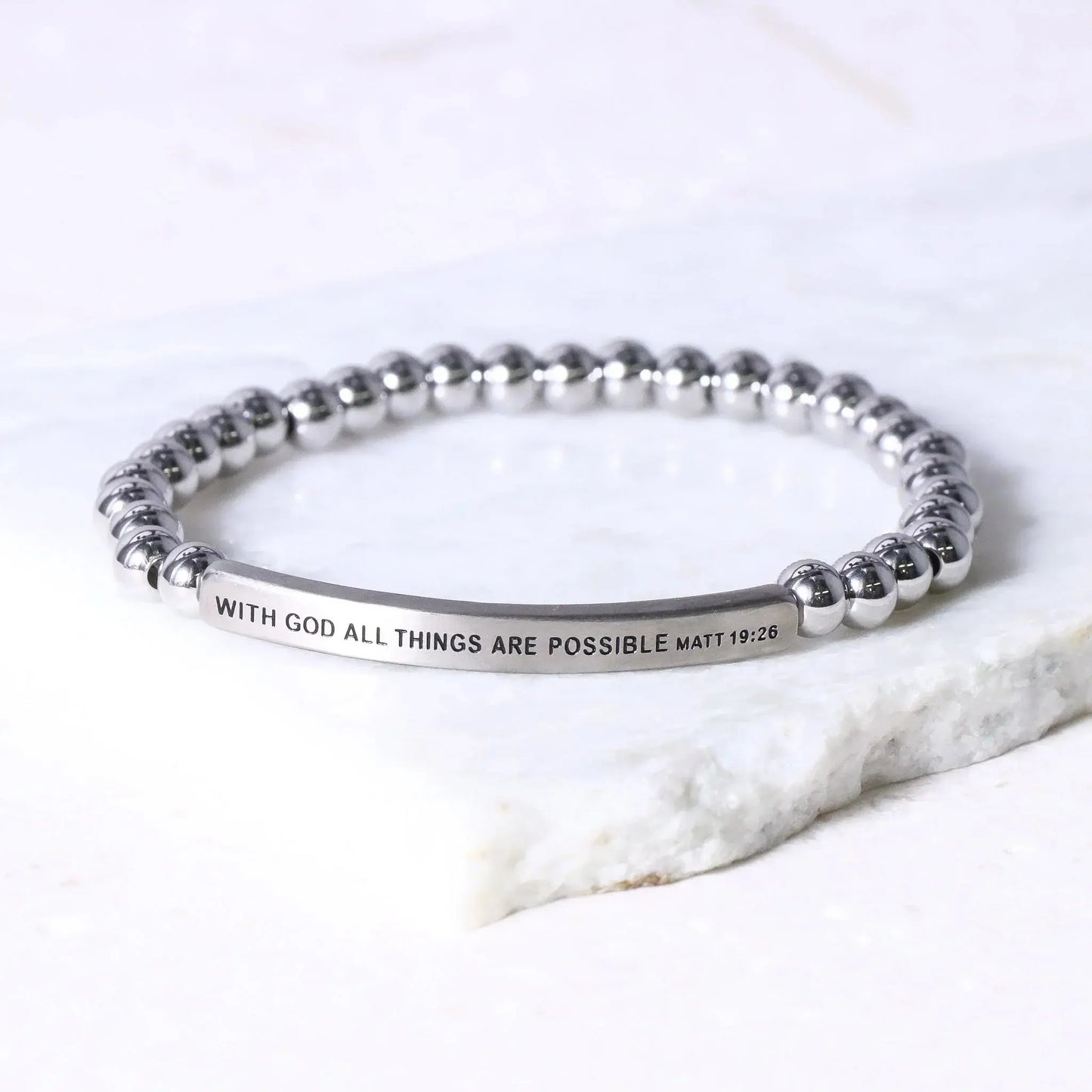 WITH GOD ALL THINGS ARE POSSIBLE - MATT 19:26  NostalgiaJewels