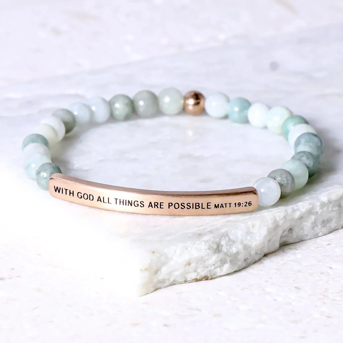 WITH GOD ALL THINGS ARE POSSIBLE - MATT 19:26  NostalgiaJewels